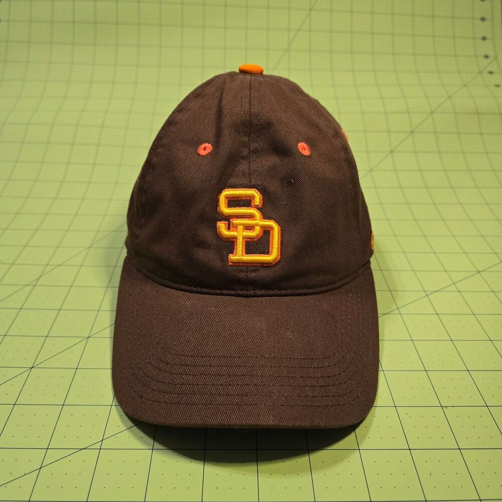 San Diego Padres Melonwear 1984 NL Champions Baseball Cap Hat Brown Orange